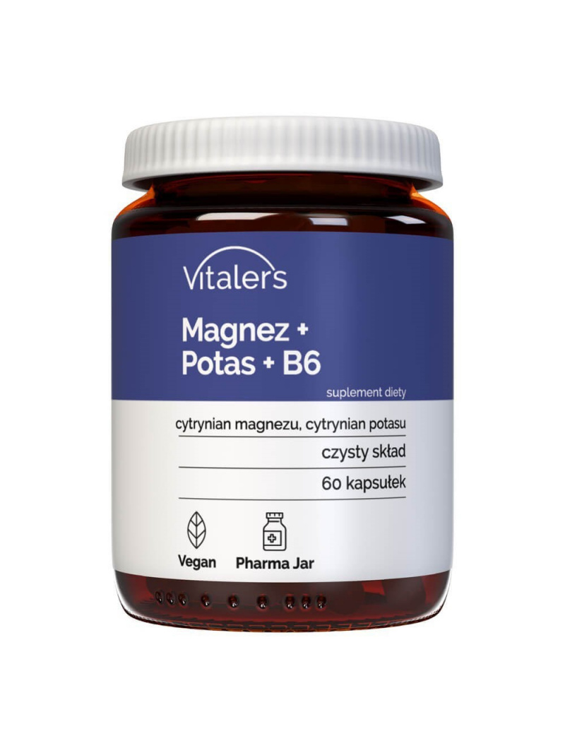 Haya Labs8 Horčík 100 mg + Draslík 150 mg + B6 10 mg - 60 kapsúl