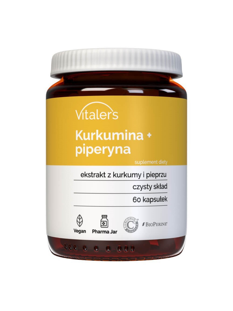 Haya Labs8 Kurkumín + piperín - 60 kapsúl