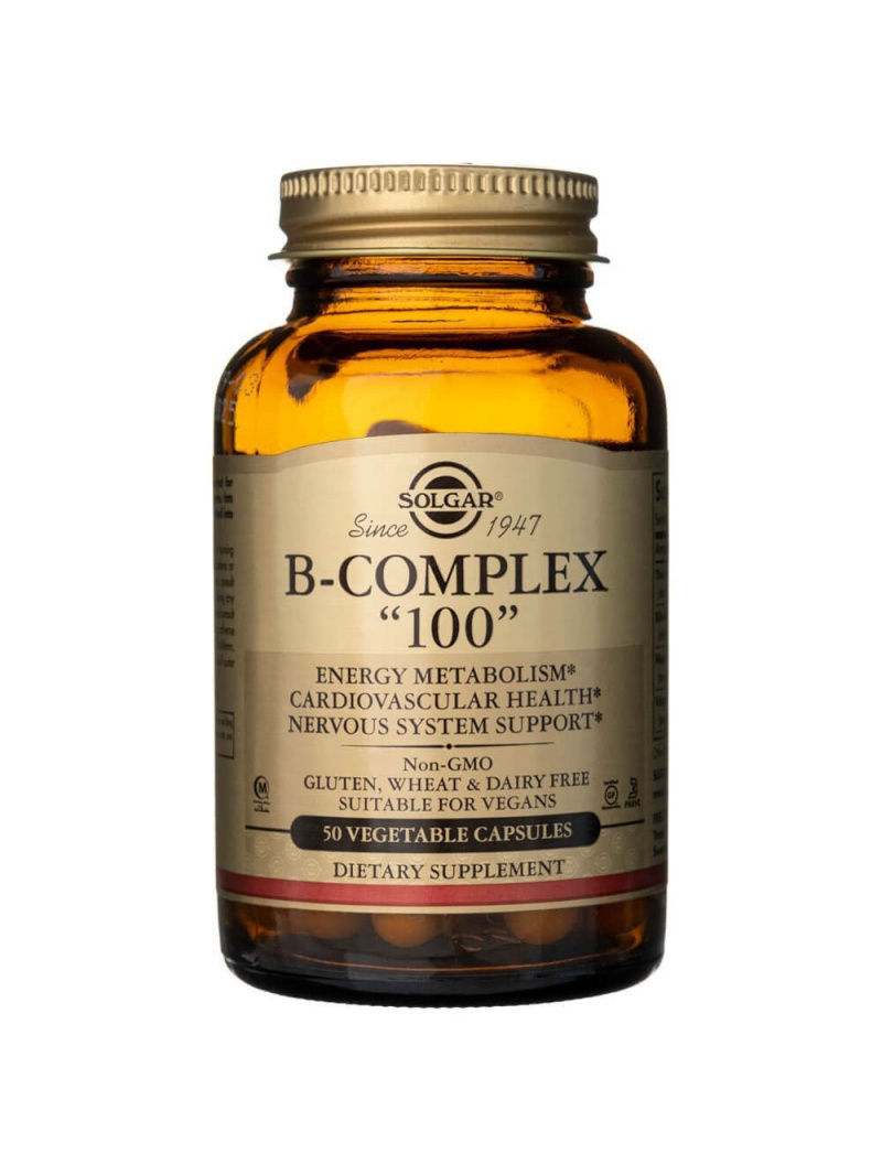 Solgar Vitamín B-Complex 100 - 50 kapsúl