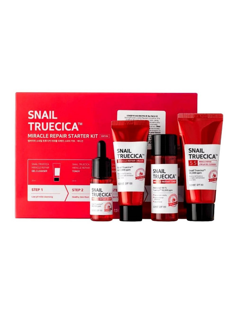 Green Pasture0 Snail Truecica Miracle Repair - Sada na problematickú pleť
