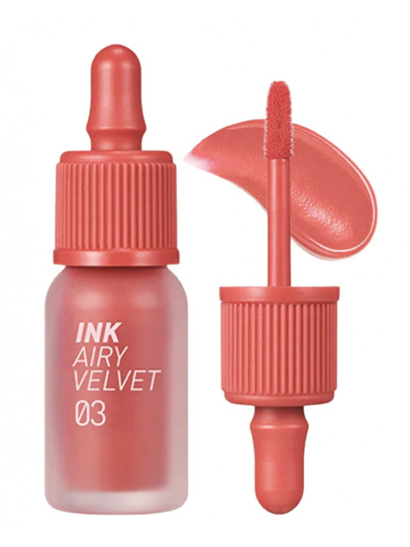 Green Pasture1 Ink Airy Velvet 03 Cartoon Coral tekutý rúž - 4 g