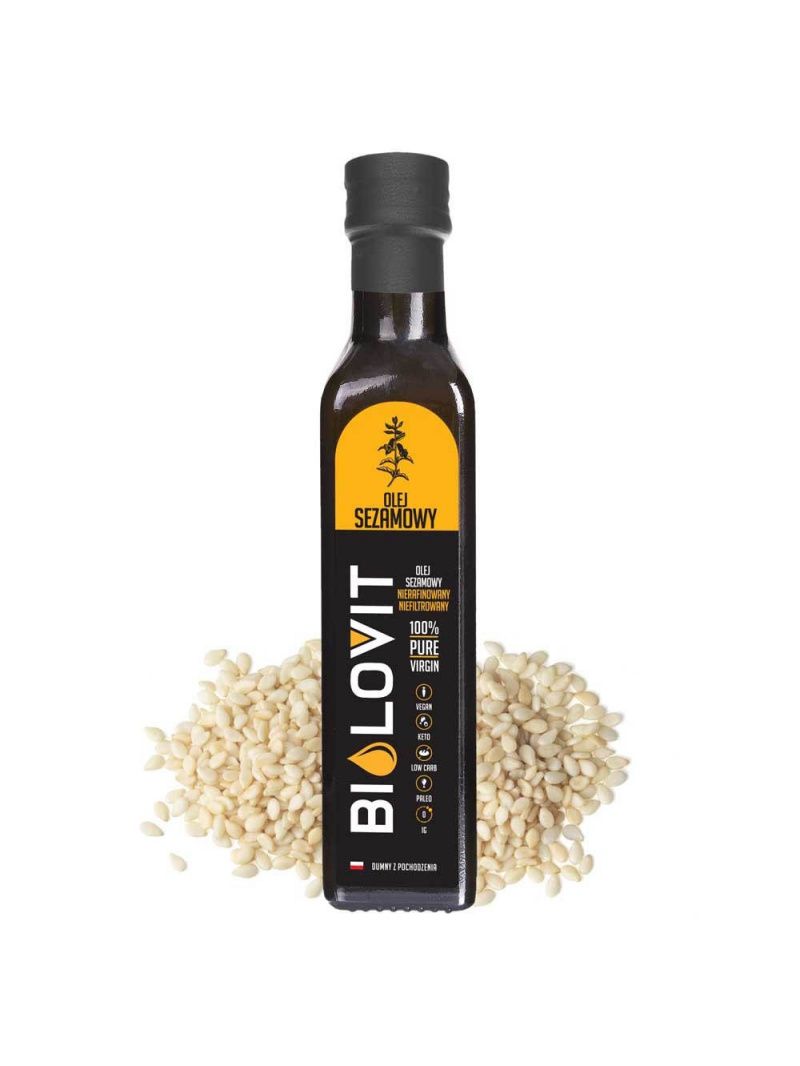Bilovit sezamový olej lisovaný za studena - 250 ml