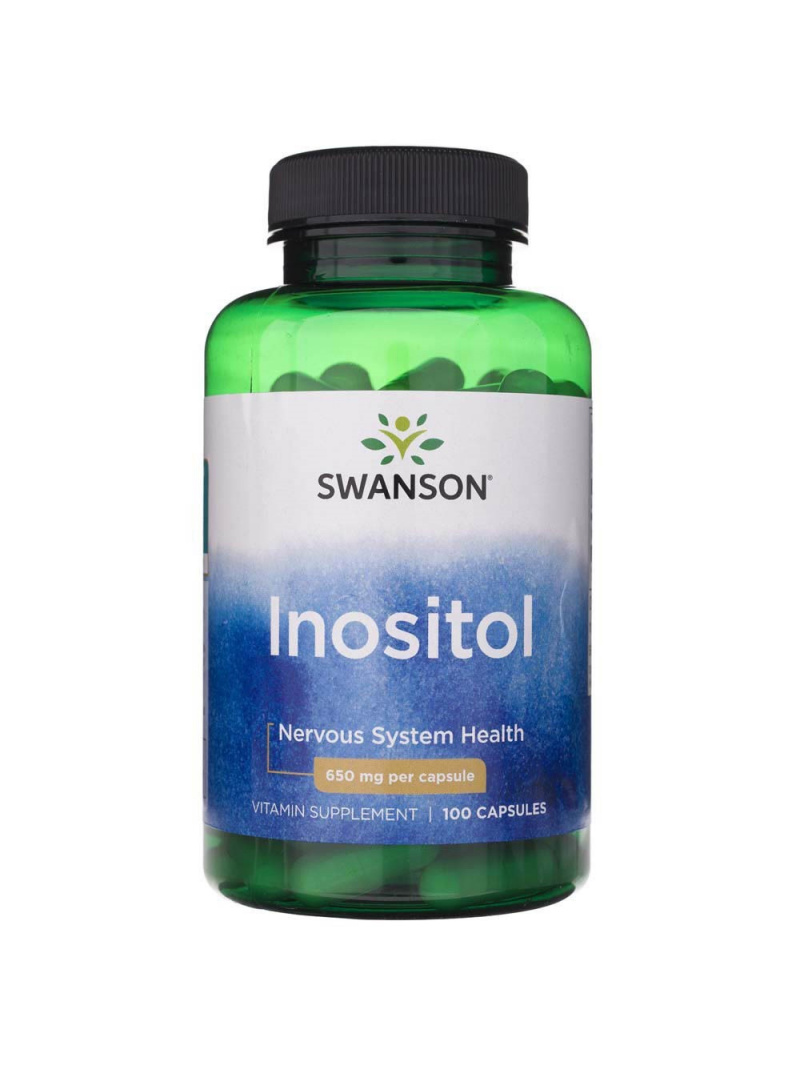 Swanson Inositol 650 mg - 100 kapsúl