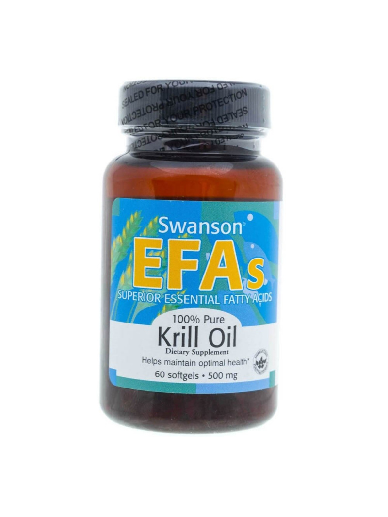 Swanson Krill Oil (Krill Oil) 500 mg – 60 kapsúl