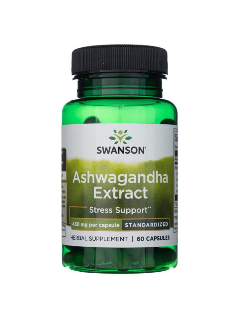Extrakt Swanson Ashwagandha 450 mg - 60 kapsúl
