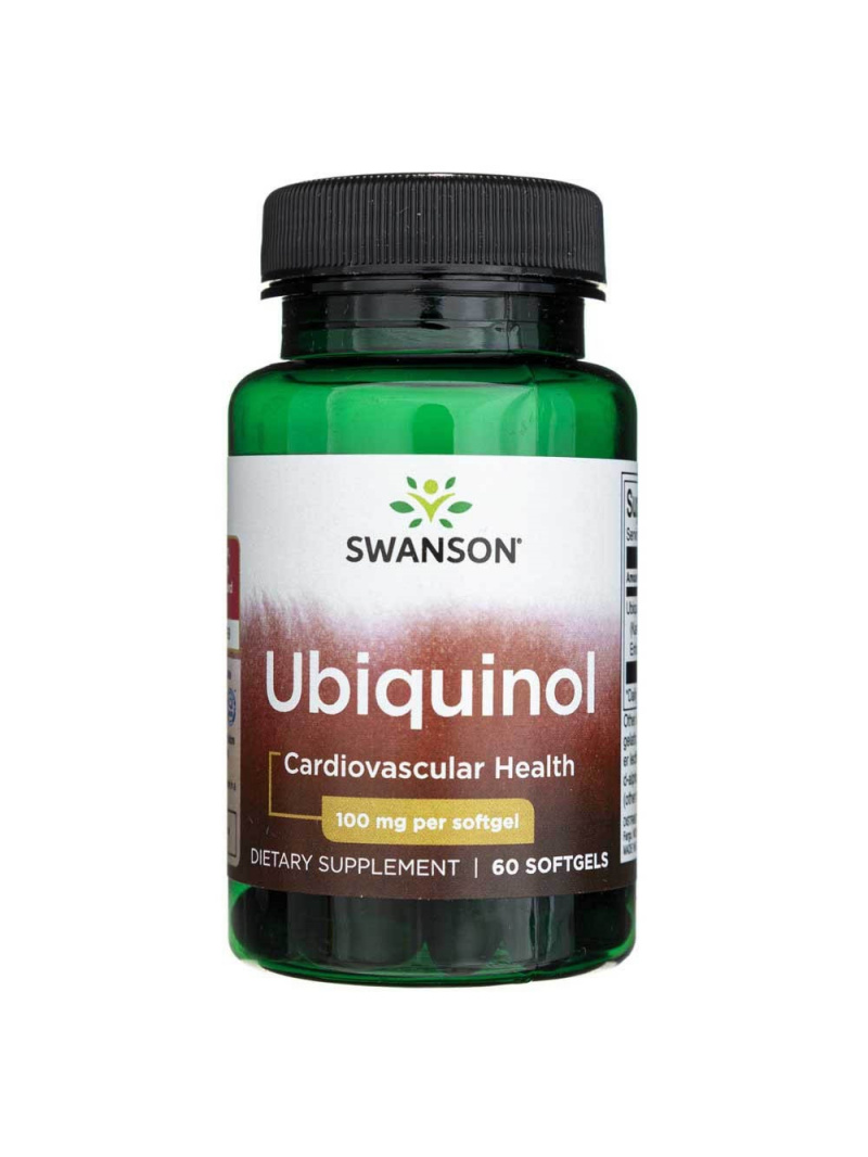 Swanson Ubiquinol (Ubiquinol) 100 mg – 60 kapsúl