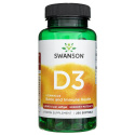 Swanson Vitamín D3 5000 IU - 250 kapsúl