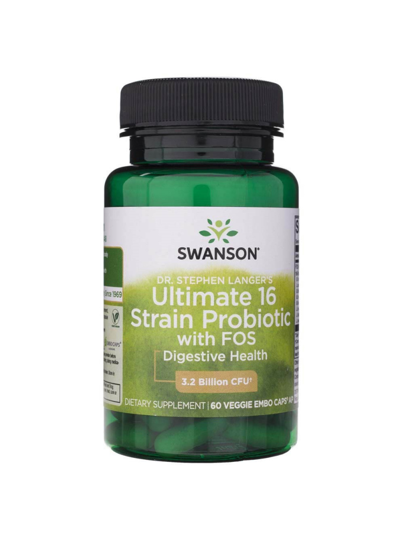 Swanson Ultimate 16 Strain Probiotic - 60 kapsúl