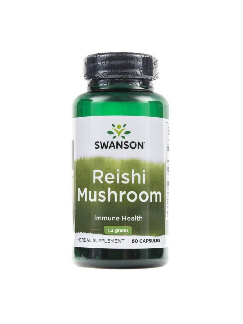 Swanson Reishi Huba (huba) 600 mg - 60 kapsúl