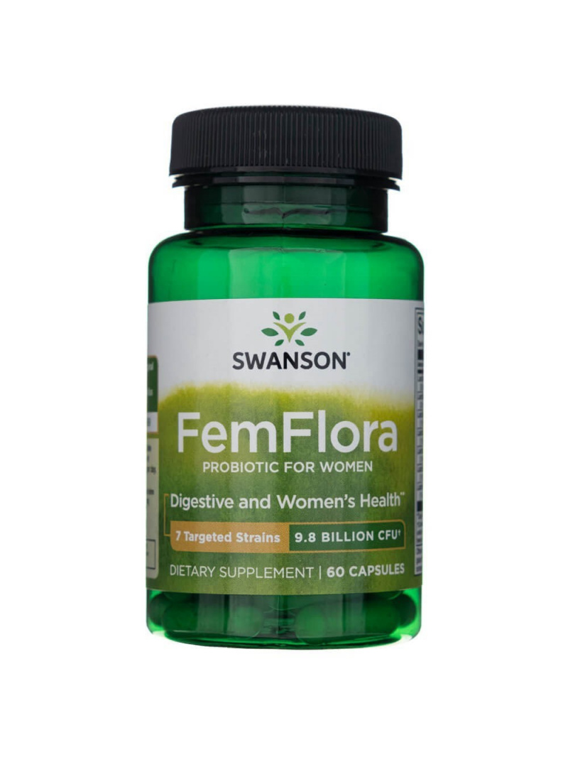 Swanson FemFlora (probiotikum pre ženy) - 60 kapsúl