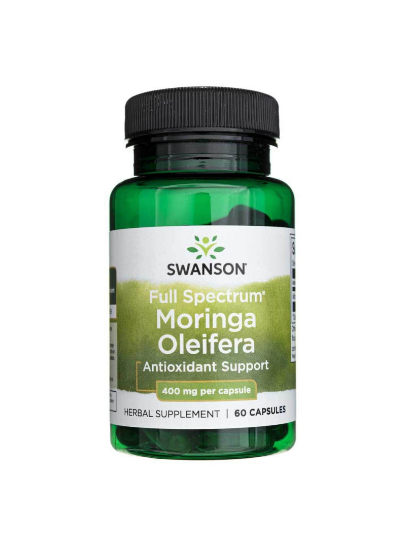 Swanson Full Spectrum Moringa Oleifera - 60 kapsúl