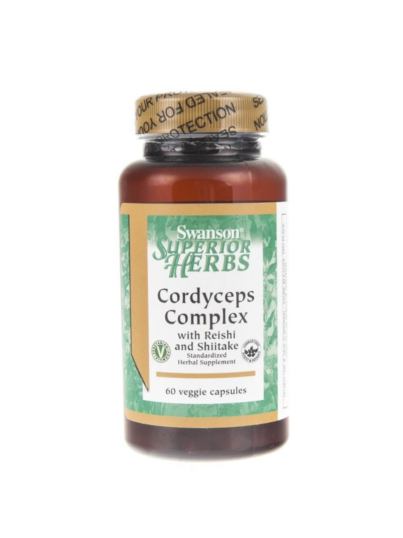 Swanson Cordyceps Complex - 60 kapsúl