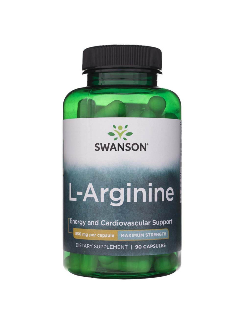 Swanson L-Arginina Forte 850 mg - 90 kapsúl