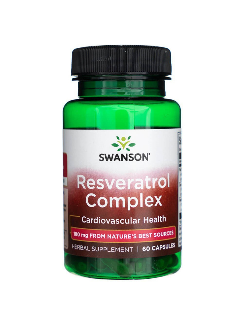 Swanson Resveratrol Complex - 60 kapsúl