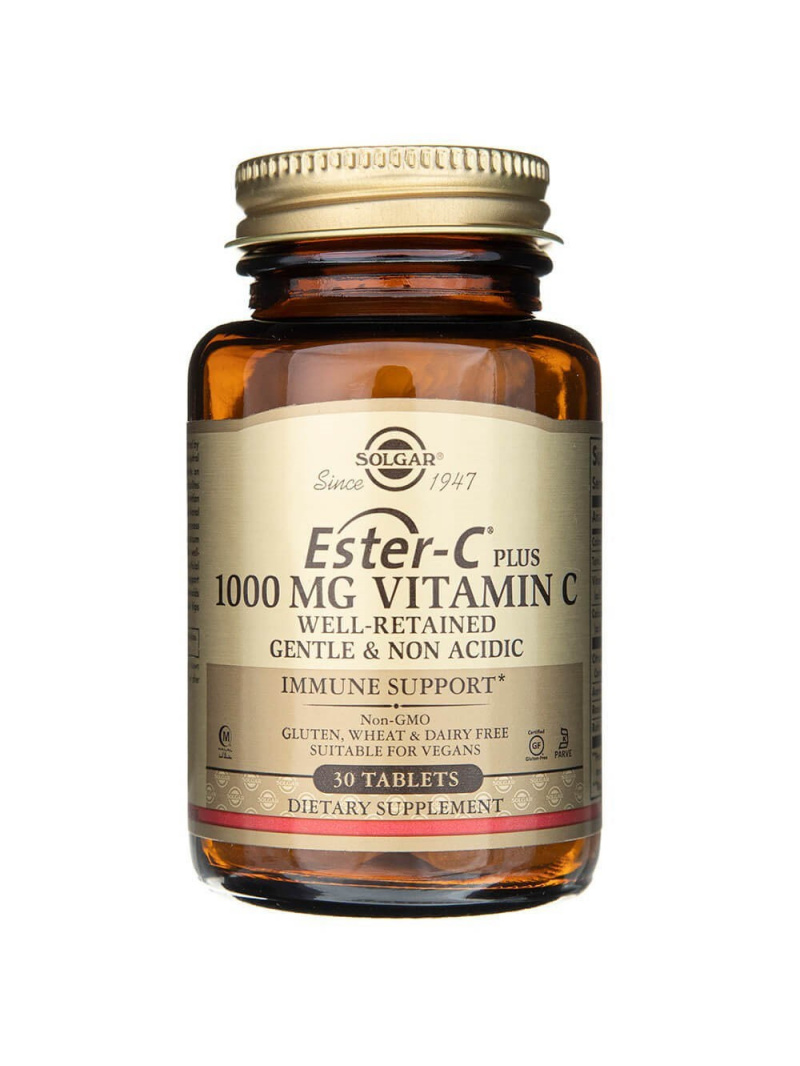 Solgar Ester C Plus – 1000 mg Vitamín C – 30 tabliet