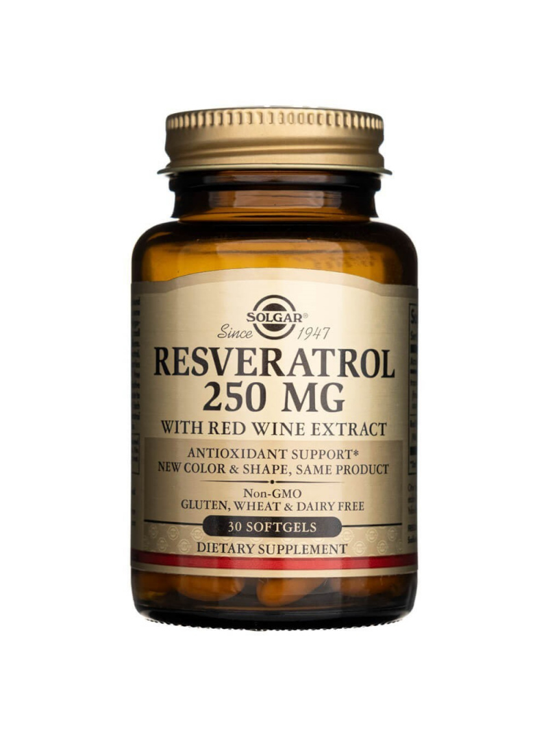 Solgar Resveratrol 250 mg - 30 kapsúl