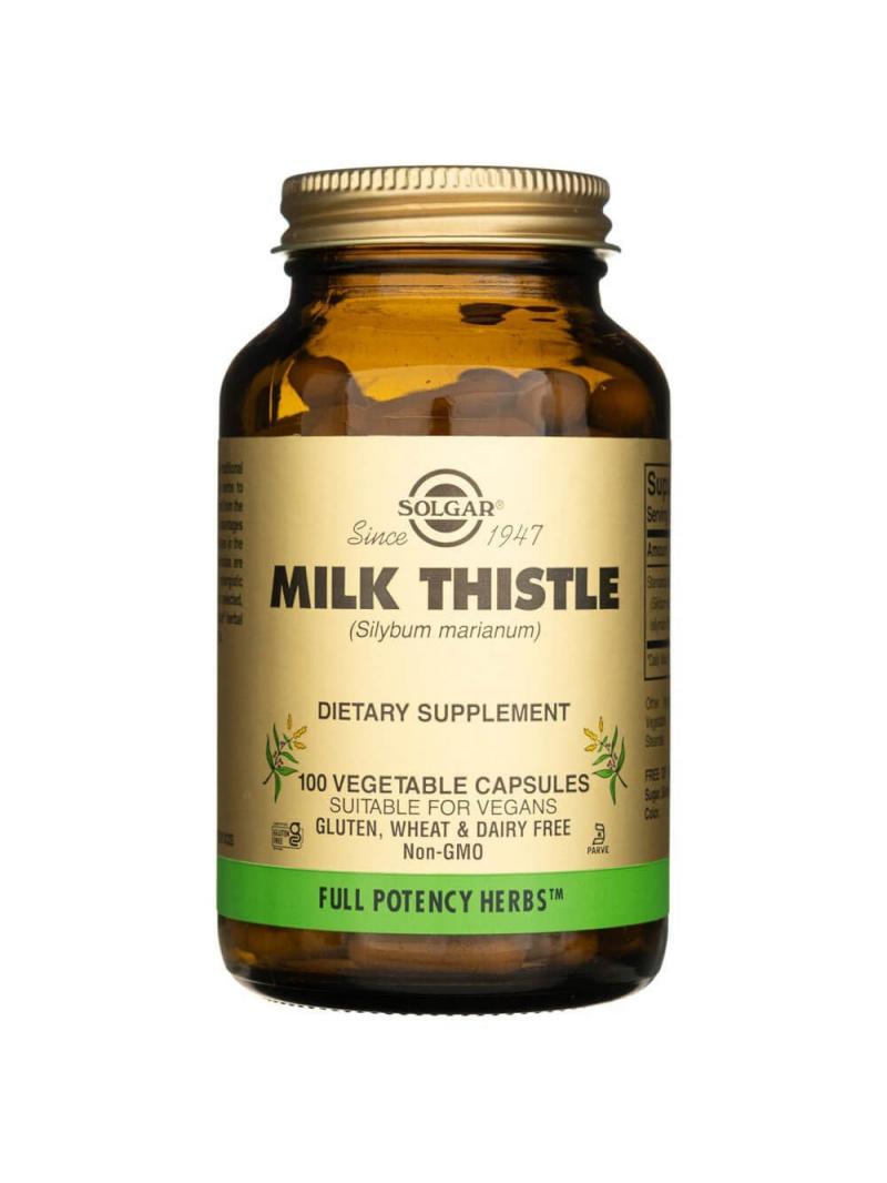 Solgar Ostropestrec mariánsky (Milk Thistle) - 100 kapsúl