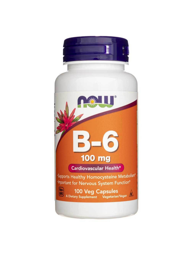 Haya Labs0 Vitamín B6 100 mg - 100 kapsúl