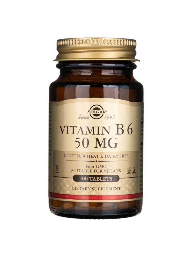 Solgar Vitamín B6 50 mg - 100 tabliet