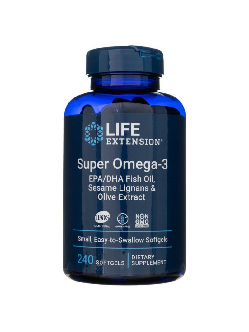 Haya Labs2 Super Omega-3 EPA/DHA - 240 kapsúl