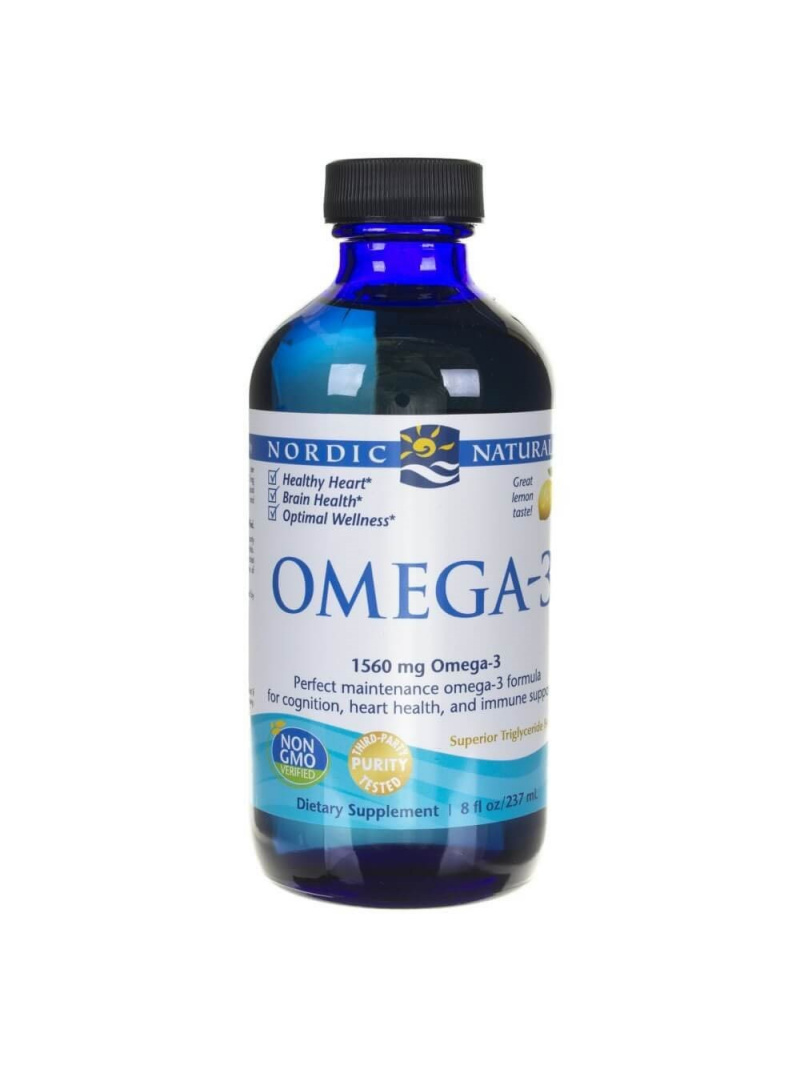 Nordic Naturals Omega-3 1560 mg citrónová príchuť - 237 ml