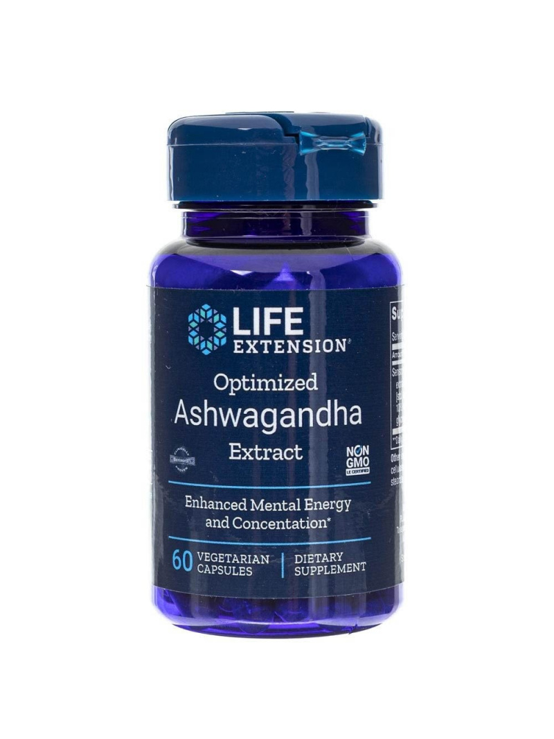 Haya Labs2 Optimalizovaný extrakt Ashwagandha - 60 kapsúl