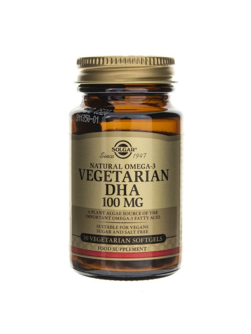 Solgar Vegetarian DHA 100 mg - 30 kapsúl