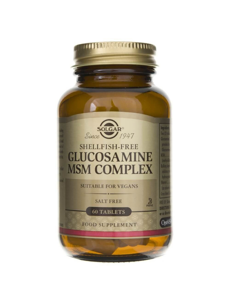 Solgar Glucosamine MSM Complex - 60 tabliet