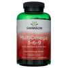 Swanson MultiOmega 3-6-9 Ľanový, borákový a rybí olej – 120 kapsúl