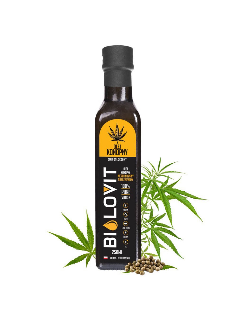 Bilovit Konopný olej lisovaný za studena - 250 ml