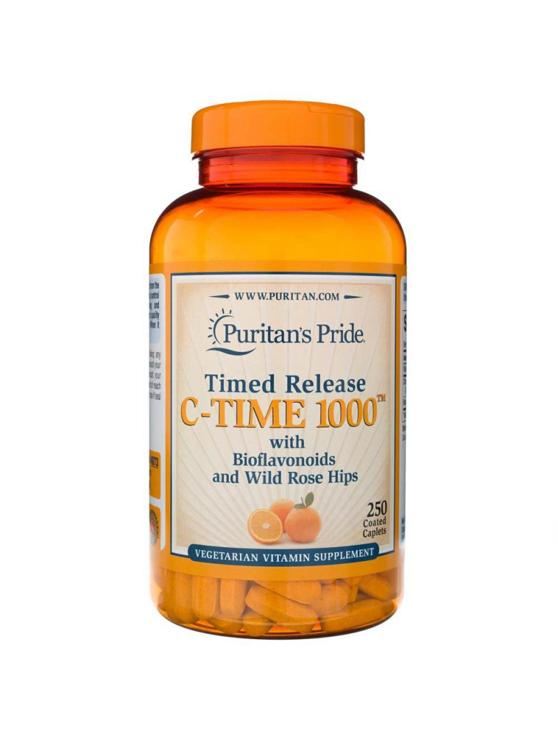 Haya Labs1 Vitamín C - 1000 mg s pomalým uvoľňovaním - 250 tabliet