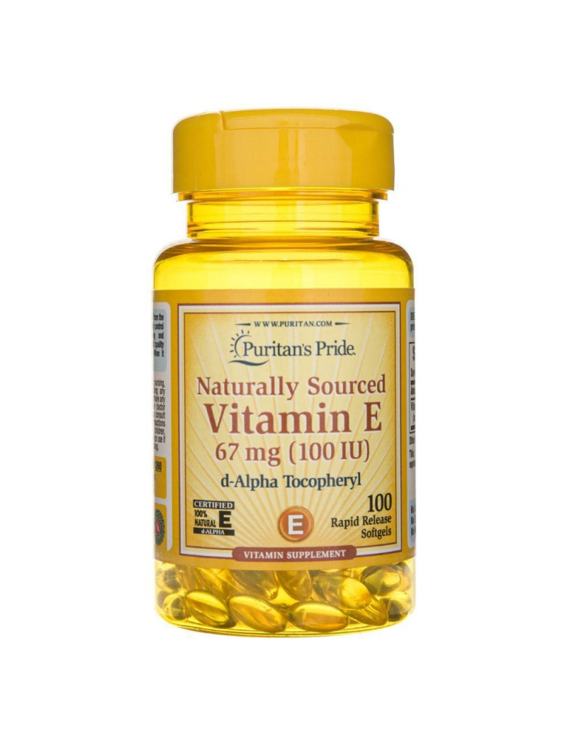 Haya Labs1 Vitamín E - 67 mg (100 IU) - 100 kapsúl