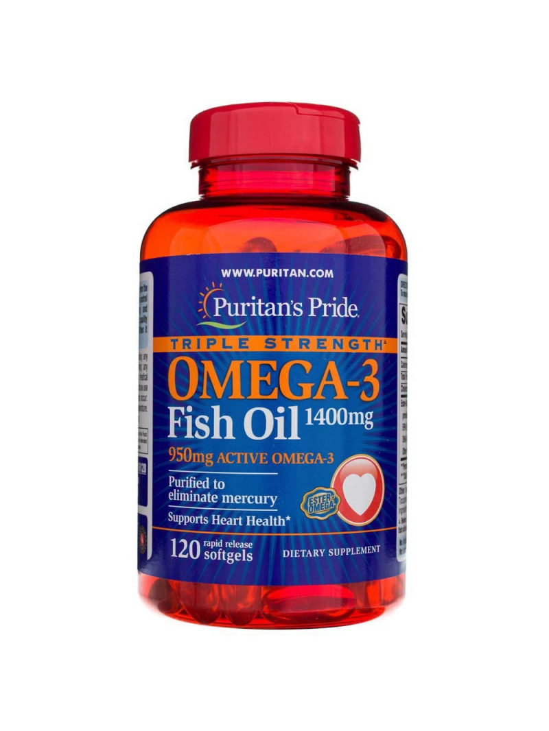 Haya Labs1 Omega-3 Oil trojitá sila 1400 mg - 120 kapsúl
