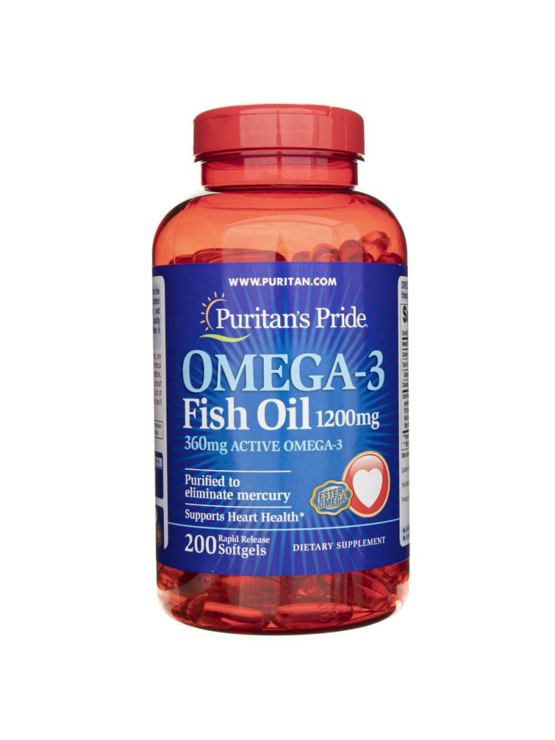 Haya Labs1 Omega-3 Oil 1200 mg - 200 kapsúl