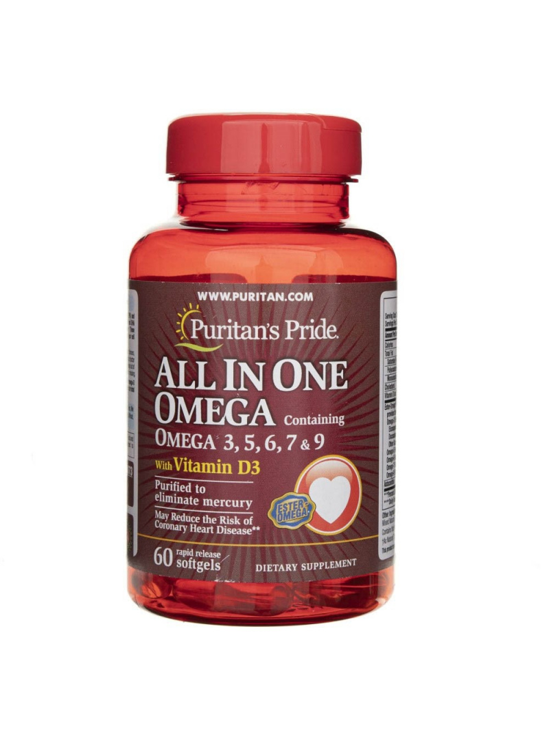 Haya Labs1 All in One Omega 3, 5, 6, 7 a 9 - 60 kapsúl