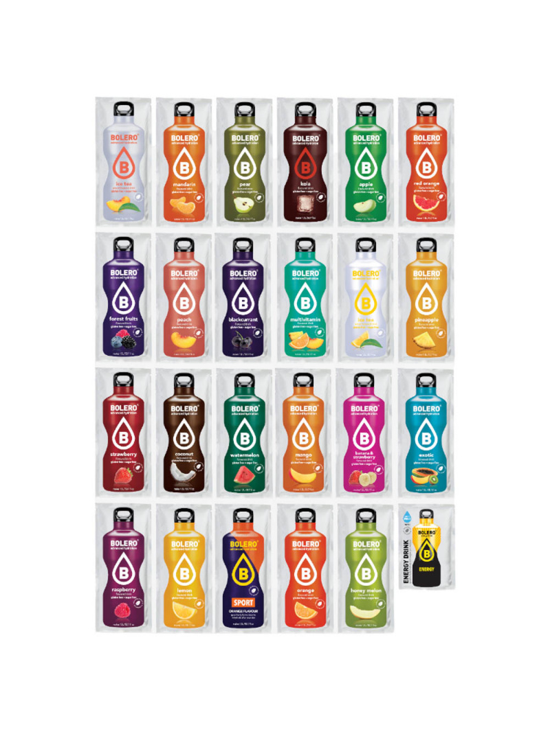 Bolero Drink Box vrecúška, sada 24 príchutí - 9 g
