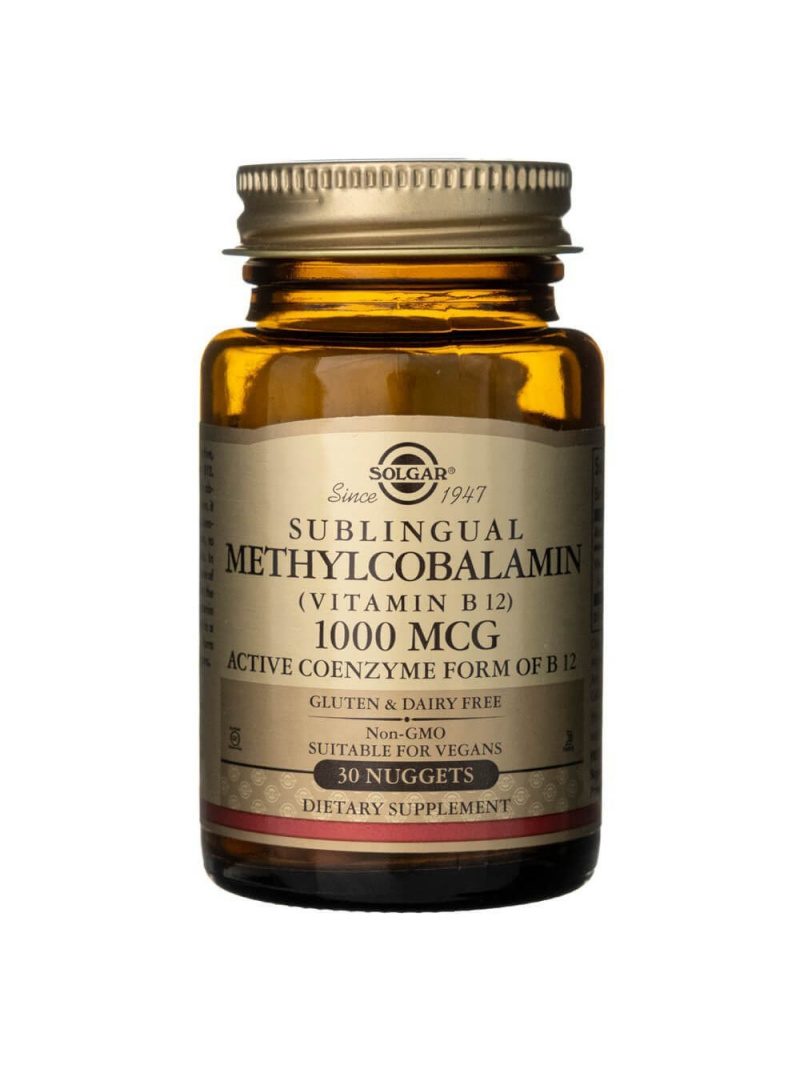 Solgar Vitamín B12 1000 µg - 30 tabliet