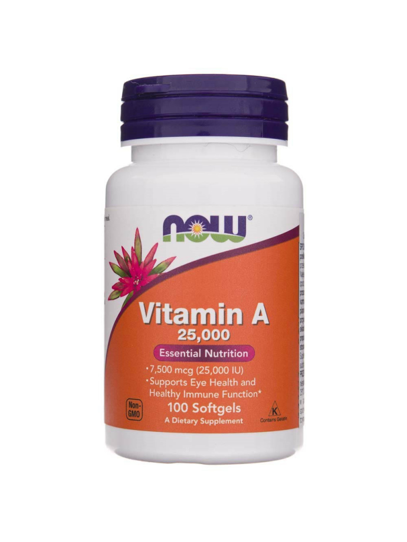 Haya Labs0 Vitamín A 25000 IU - 100 kapsúl