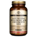 Solgar Glucosamine Kyselina hyalurónová Chondroitín MSM - 120 tabliet