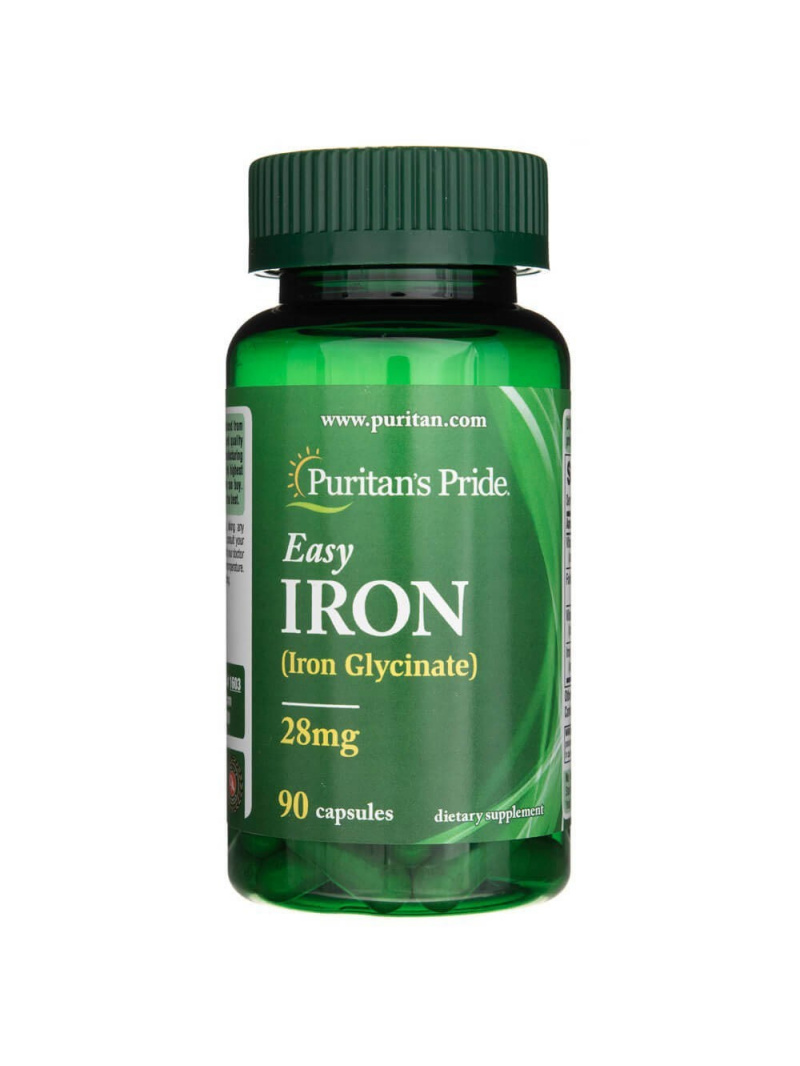 Haya Labs1 Easy Iron (Iron Glycinate) 28 mg – 90 kapsúl