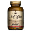 Kyselina alfa-lipoová Solgar Cinnamon - 60 tabliet