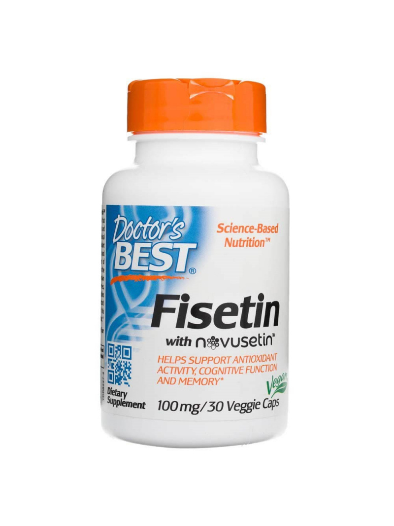 Doctor's Best Fisetin s Novusetinom 100 mg – 30 kapsúl