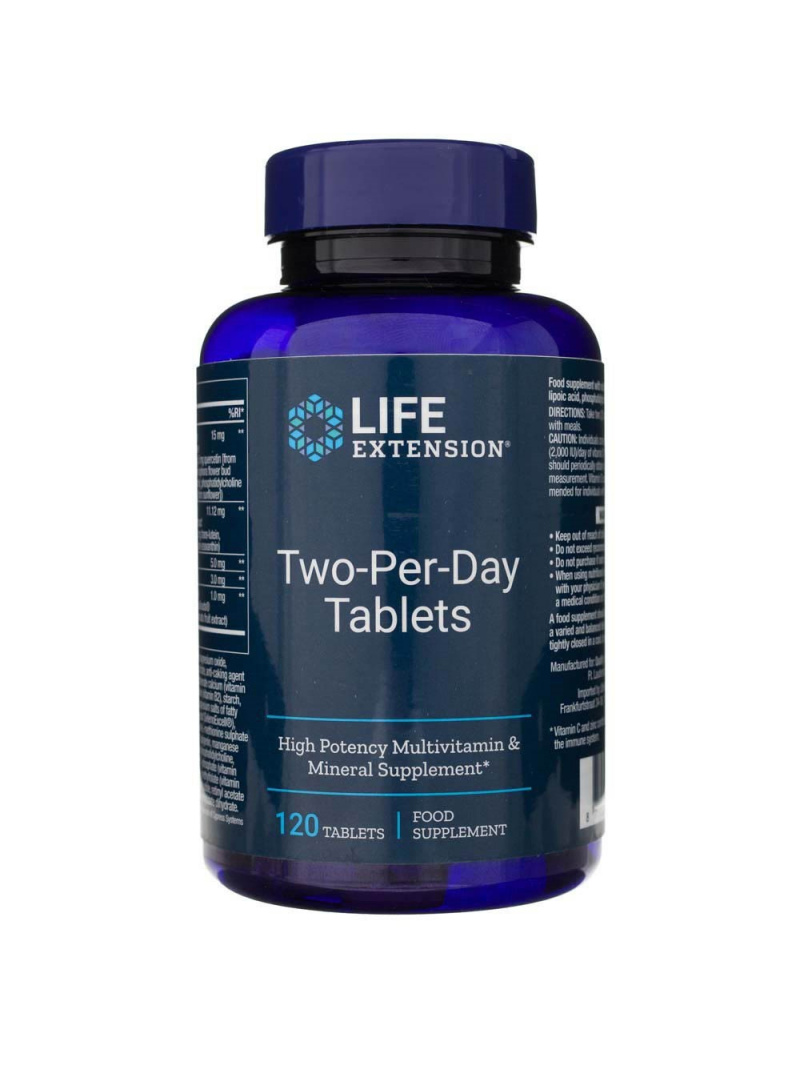 Haya Labs2 tablety na dva dni (multivitamín) EU - 120 tabliet