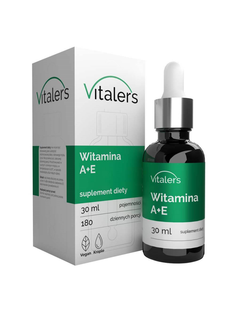 Haya Labs8 Vitamín A + E 800 mcg kvapky - 30 ml