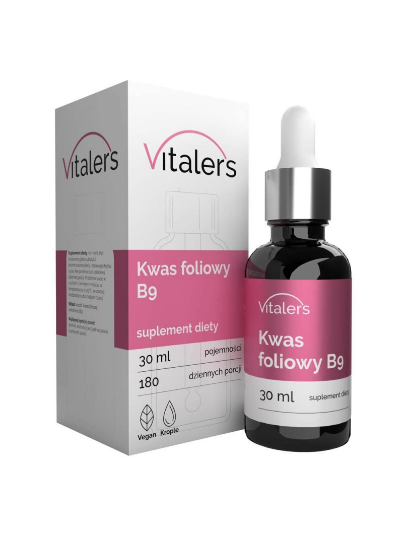Haya Labs8 Kyselina listová (vitamín B9) 400 mcg kvapky - 30 ml