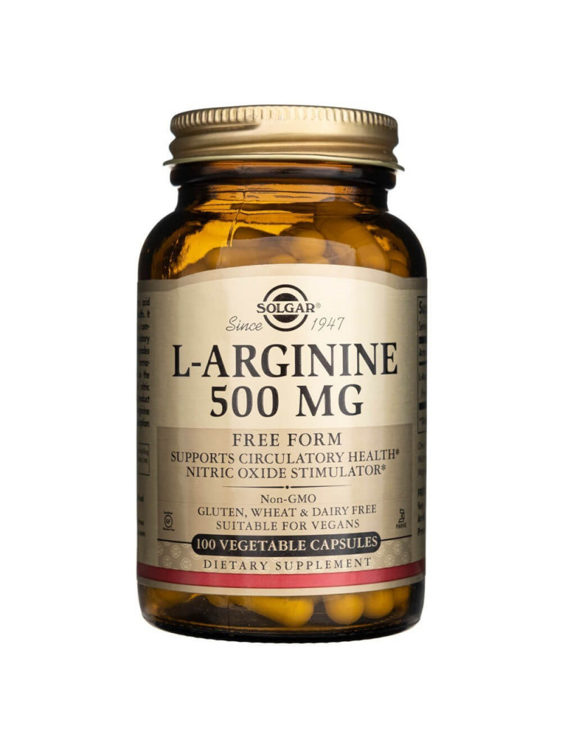 Solgar L-Arginine 500 mg - 100 kapsúl