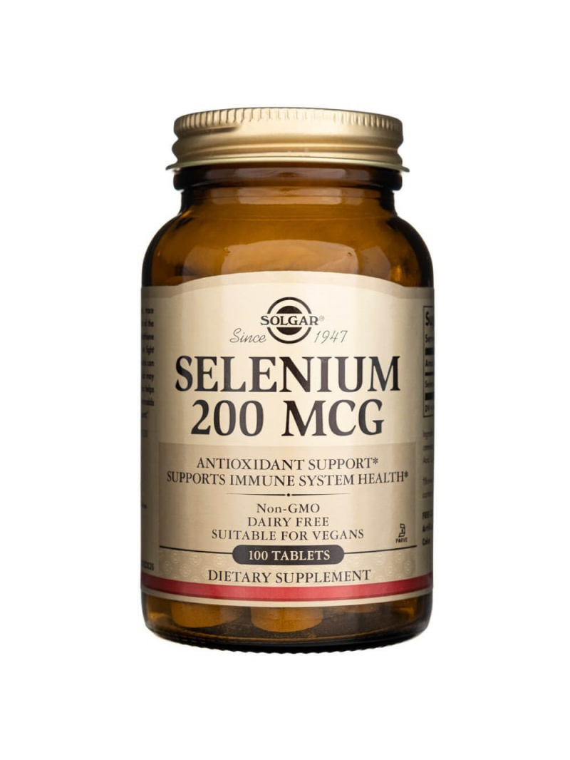 Solgar Selen 200 µg (L-selenometionín) - 100 tabliet