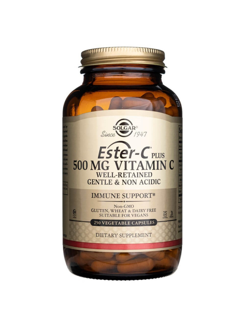 Solgar Ester C Plus – 500 mg Vitamín C – 250 kapsúl