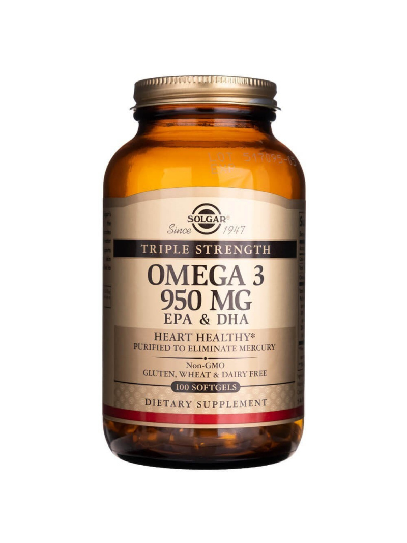 Solgar Triple Strength Omega-3 950 mg - 100 kapsúl