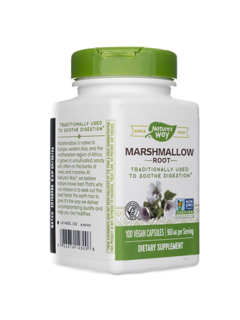 Nature's Way Marshmallow Root 480 mg - 100 kapsúl